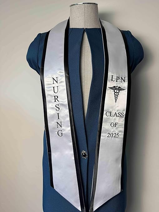 LPN White With Black Trim