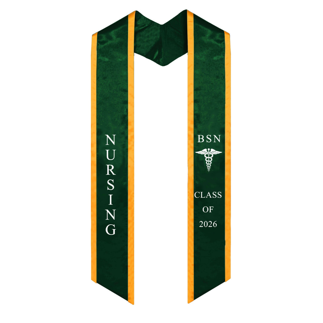Ovaltag Nursing BSN Graduation Stole Class of 2026 Graduate Sash Nurses Stoles Graduation Gift Idea