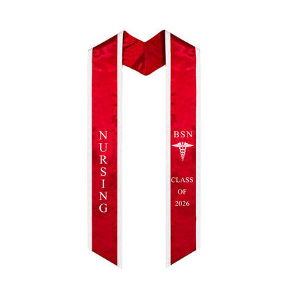 Ovaltag Nursing BSN Graduation Stole Class of 2026 Graduate Sash Nurses Stoles Graduation Gift Idea