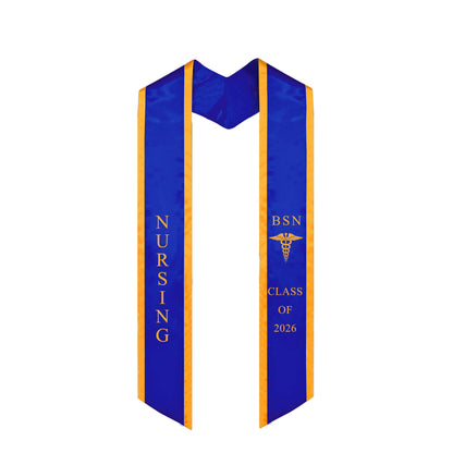 Ovaltag Nursing BSN Graduation Stole Class of 2026 Graduate Sash Nurses Stoles Graduation Gift Idea