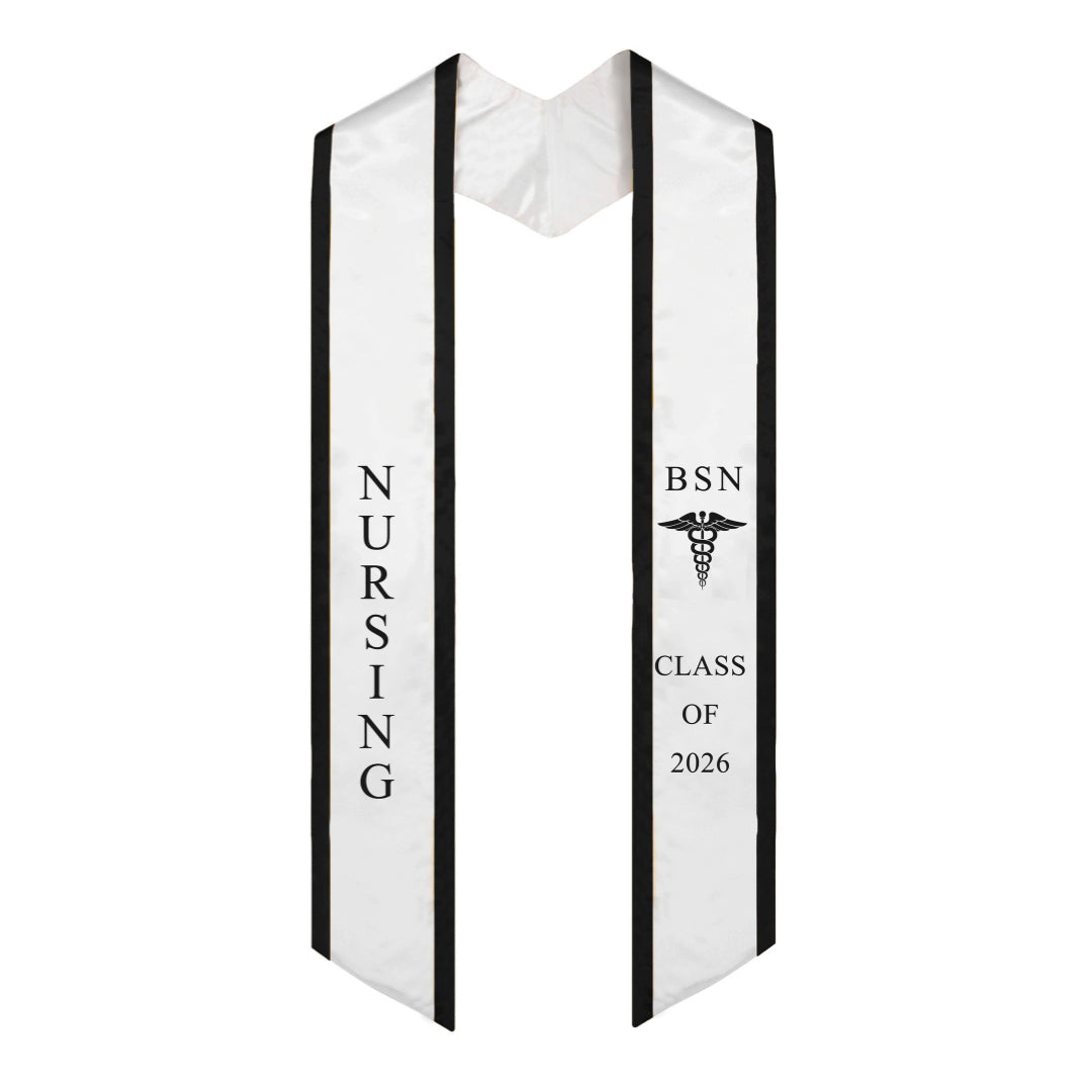 Ovaltag Nursing BSN Graduation Stole Class of 2026 Graduate Sash Nurses Stoles Graduation Gift Idea