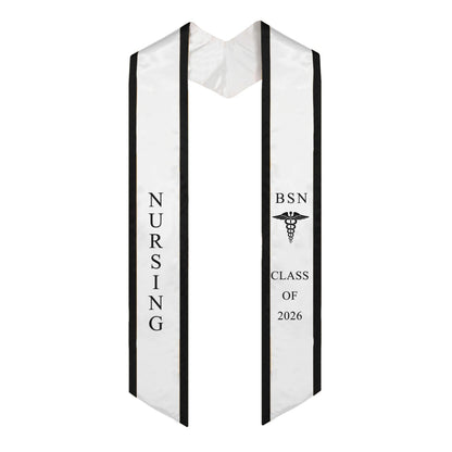 Ovaltag Nursing BSN Graduation Stole Class of 2026 Graduate Sash Nurses Stoles Graduation Gift Idea
