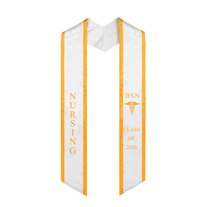 Ovaltag Nursing BSN Graduation Stole Class of 2026 Graduate Sash Nurses Stoles Graduation Gift Idea