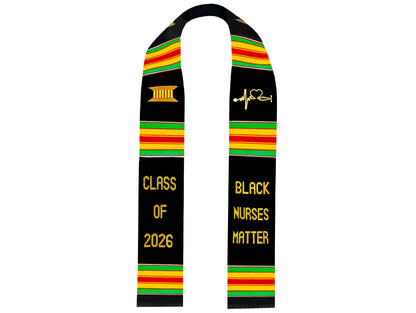 BLACK NURSES MATTER KENTE STOLE CLASS OF 2026