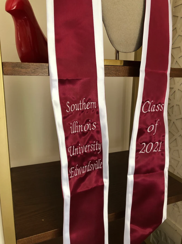 Custom Graduation Stole Class of 2026 Personalized Sash