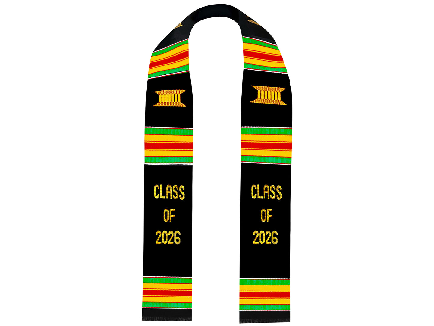 Kente Graduation Stole Class of 2026