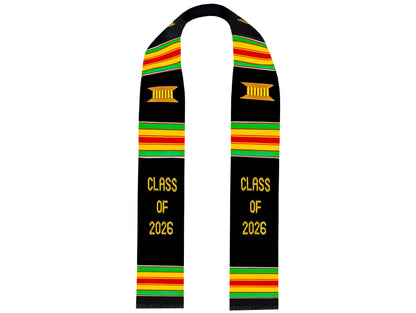 Kente Graduation Stole Class of 2026