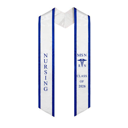 Ovaltag Nursing MSN RN Graduation Stole Class of 2026 Graduate Sash Nurses Stoles Graduation Gift Idea Class of 2026