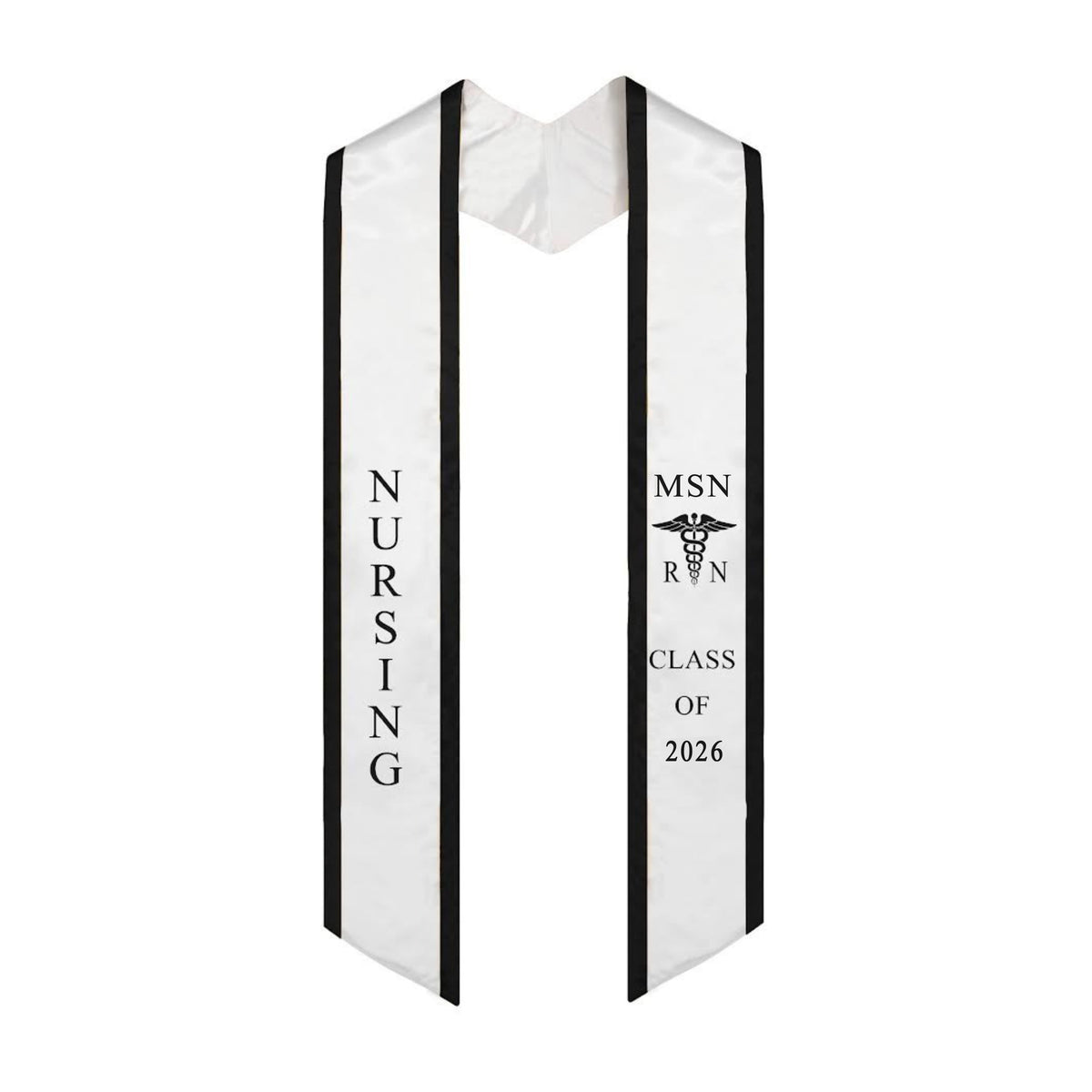 Ovaltag Nursing MSN RN Graduation Stole Class of 2026 Graduate Sash Nurses Stoles Graduation Gift Idea Class of 2026