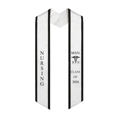 Ovaltag Nursing MSN RN Graduation Stole Class of 2026 Graduate Sash Nurses Stoles Graduation Gift Idea Class of 2026