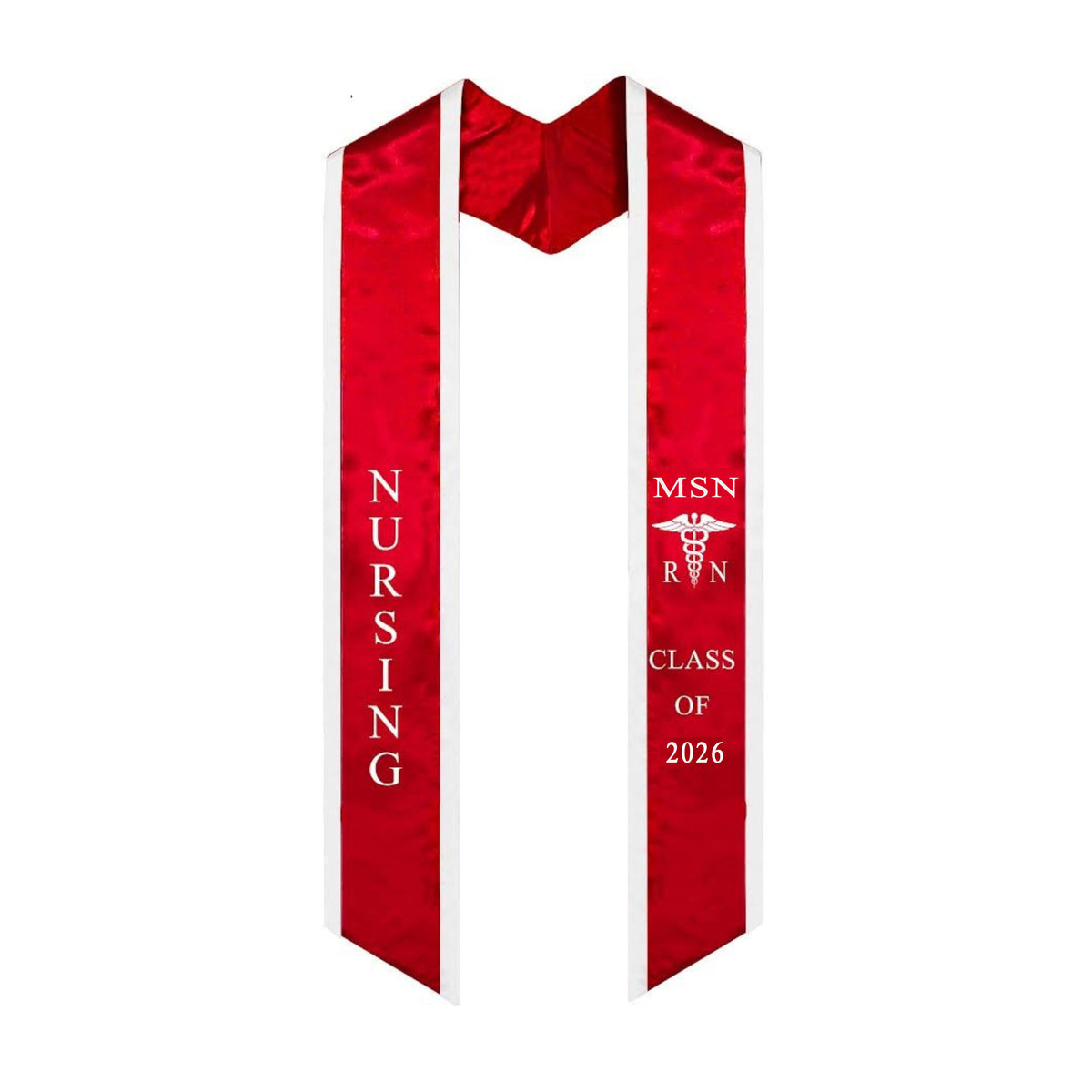 Ovaltag Nursing MSN RN Graduation Stole Class of 2026 Graduate Sash Nurses Stoles Graduation Gift Idea Class of 2026