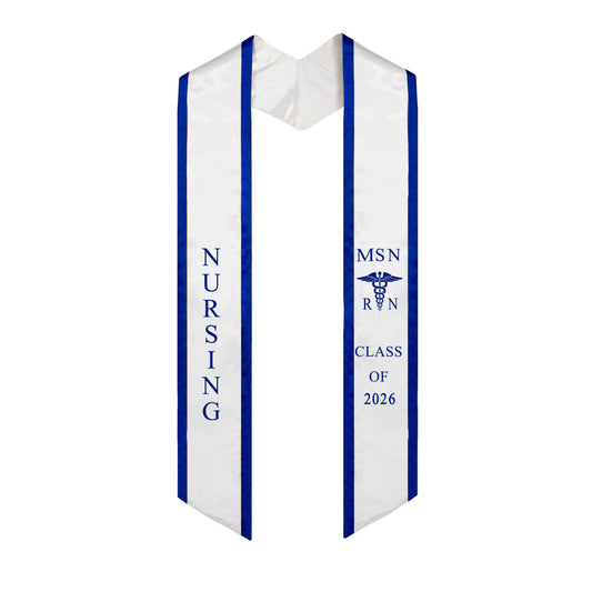Ovaltag Nursing MSN RN Graduation Stole Class of 2026 Graduate Sash Nurses Stoles Graduation Gift Idea Class of 2026