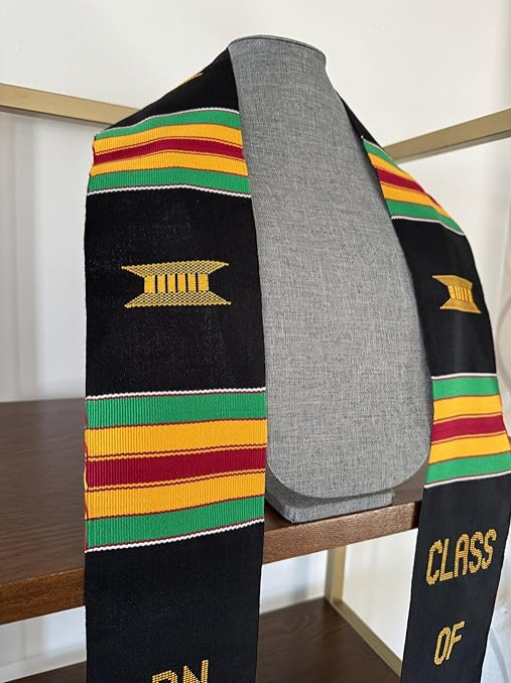Black Girl Magic Kente Graduation Stole Class of 2026